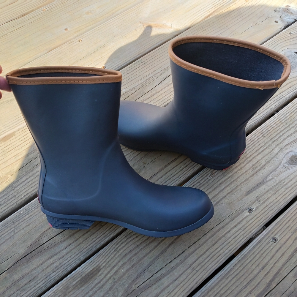 Chooka City Solid Mid Waterproof Rain Boot Navy B… - image 5